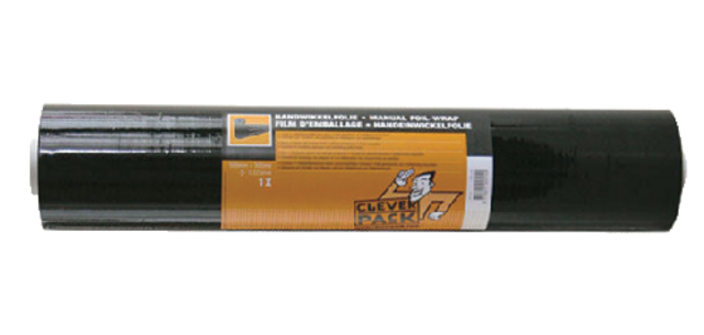 Wikkelfolie CleverPack 500mmx300m 20mu zwart