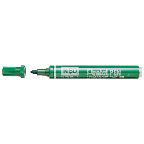 Viltstift Pentel N50 rond 1.5-3mm groen