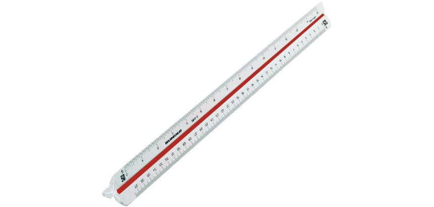 Echelle de réduction Rumold 150/30 1 1:20/25/50/75/100/125