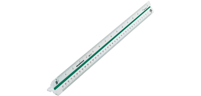 Rumold Reduktionsmaßstab 150/30 DIN 1:2.5/5/10/20/50/100