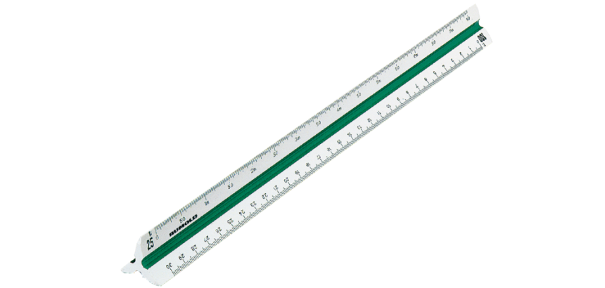 Echelle de réduction Rumold 150/30 ISO 1:1/2/5/10/20/50