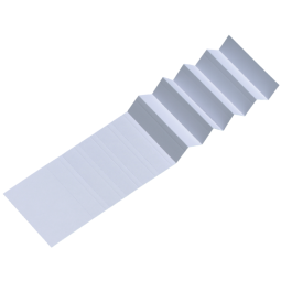 Ruiterstrook voor Alzicht hangmappen 65mm wit