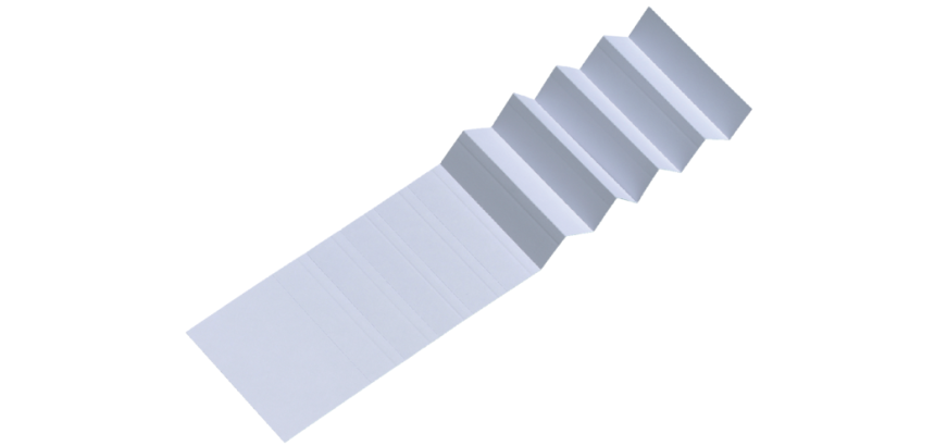 Etiquettes cavalier Esselte Classic 50mm blanc 10 pièces