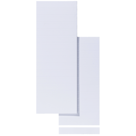 Ruiterstrook voor Djois Alzicht hangmappen 100mm wit 25 stuks