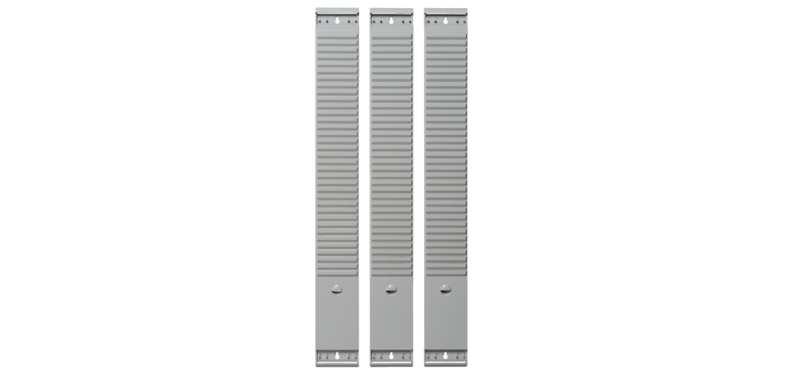 Elément planning Djois Format 3 77mm 50 encoches gris