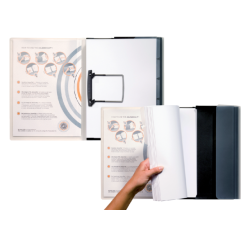 Dossier portfolio Jalema A4 avec 5 intercalaires noir