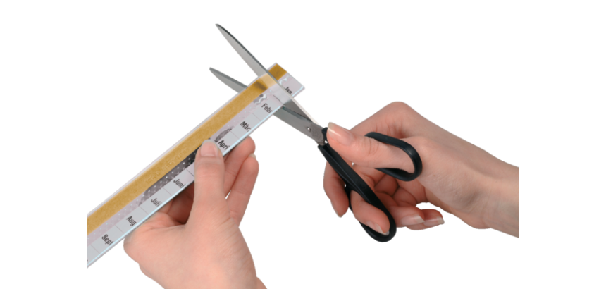 Tabstroken Durable zelfklevend glashelder 50x200mm