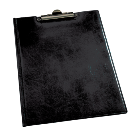 Porte-bloc à pince avec rabat Durable 2355 A4 + pochette noir