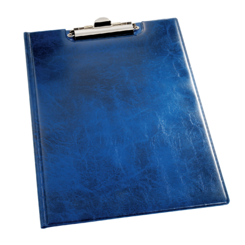 Klembordmap Durable 2355 A4 met kopklem en insteek blauw