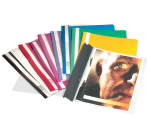 Chemise à lamelle Durable A4 PVC rouge