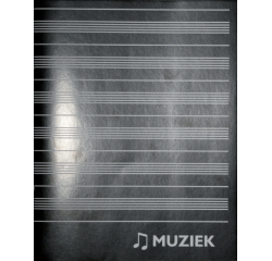 Cahier de musique Qbasic 165x210mm 36 pages 70g voir