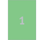 Etiquette Avery 3472 210x297mm A4 vert 100 pièces