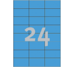 Etiquette Avery 3449 70x37mm bleu 2400 pièces