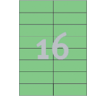 Etiquette Avery 3454 105x37mm vert 1600 pièces