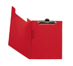 Porte-bloc à rabat Bantex avec pince + boucle-stylo rouge