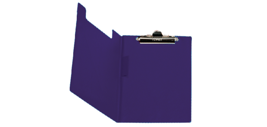 Klembordmap Bantex met klem en penlus donkerblauw