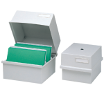 Card index tray with lid K for 500 cards A6 - Light grey
