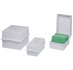 Card index tray with lid for 1200 cards A4 - Light grey