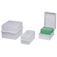 Card index tray with lid for 1200 cards A4 - Light grey