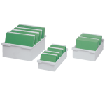 Kaartenbak Exacompta A6 trog kunststof grijs