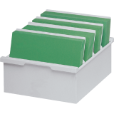 Card index tray for 1000 cards A4 - Light grey