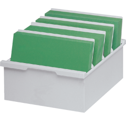Card index tray for 1000 cards A4 - Light grey