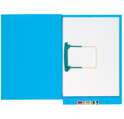 Dossier suspendu Djois Clipex Secolor A4 latéral bleu