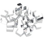Gray Djois fasteners for archive box, 200 pieces