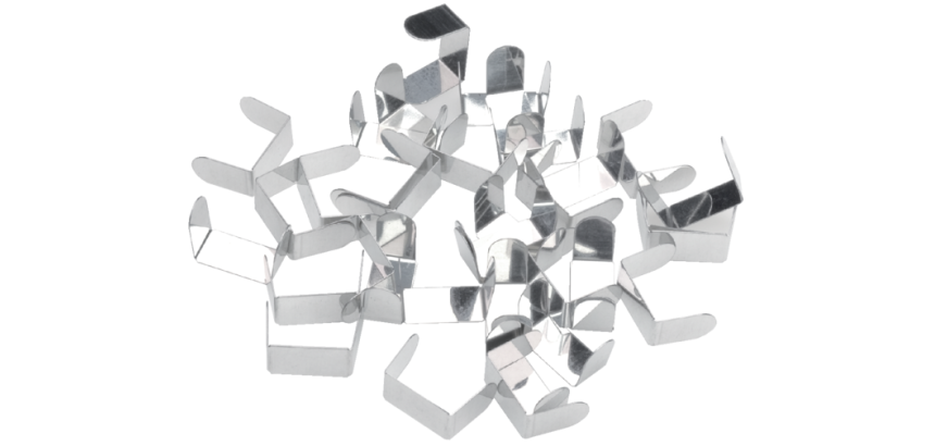 Gray Djois fasteners for archive box, 200 pieces