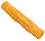 Djois JalemaClip Tube Binding Mechanism 215mm Yellow 100 Pieces