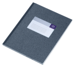 Notebook Djois Atlanta glued 210x165mm 128 pages lined gray