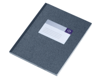 Carnet de notes Djois Atlanta collé 210x165mm 128 pages ligné gris