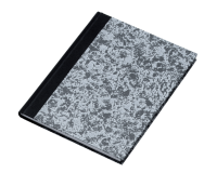 Registre in-quarto large Atlanta 144pages gris excellent (néerlandais)