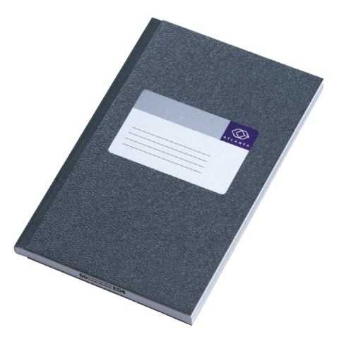 Carnet de notes Atlanta 165x105mm 128 pages gris