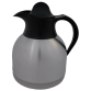 Pot isotherme à café IEZZY 1 litre inox couvercle noir