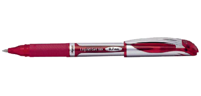 Pentel Energel BL57 Mittel Rot Rollerball