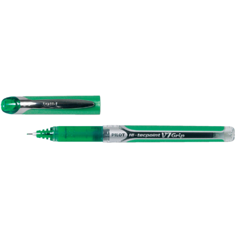 Rollerpen PILOT Hi-Tecpoint Grip V7 medium groen