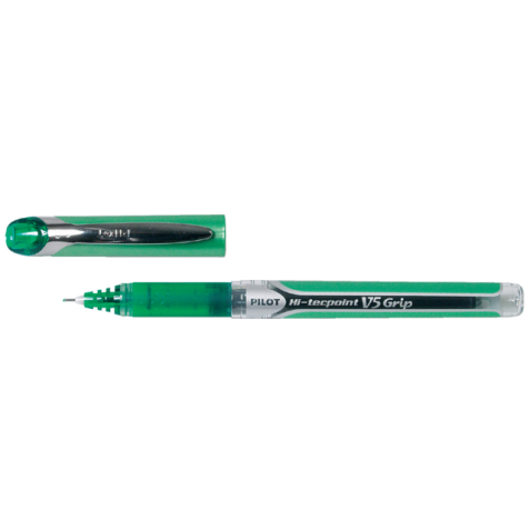 Rollerpen PILOT Hi-Tecpoint V5 Grip fijn groen