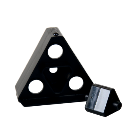 Plakbandhouderkern KW-trio voor 33m en 66m zwart