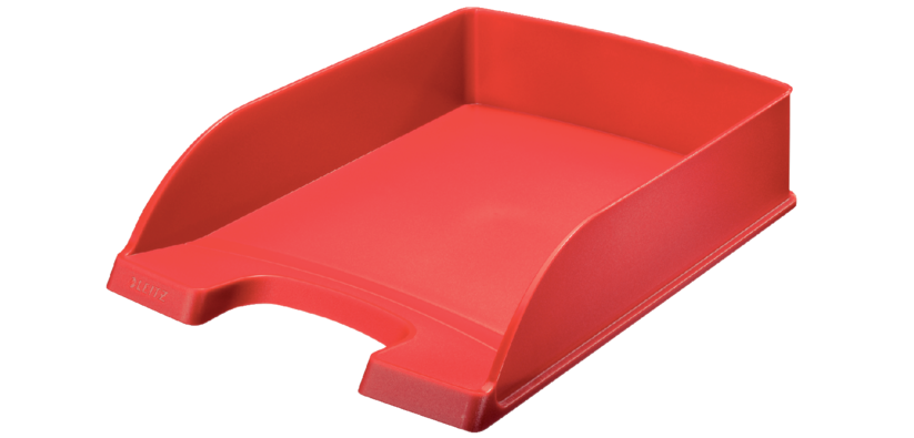 Corbeille à courrier Leitz Plus Standard A4 rouge