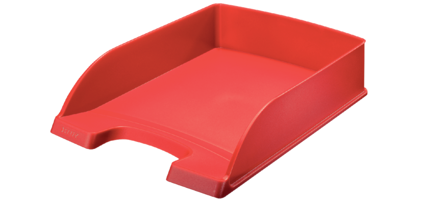 Corbeille à courrier Leitz Plus Standard A4 rouge