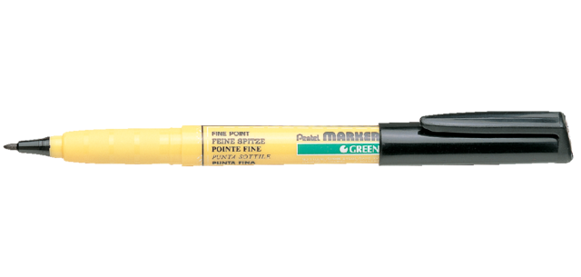 Marqueur Spécial Tissu Pentel NM10 ogive 1mm noir