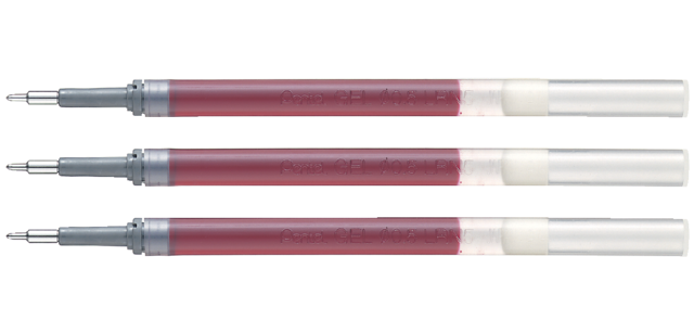Recharge roller Pentel Energel LR7 Medium rouge