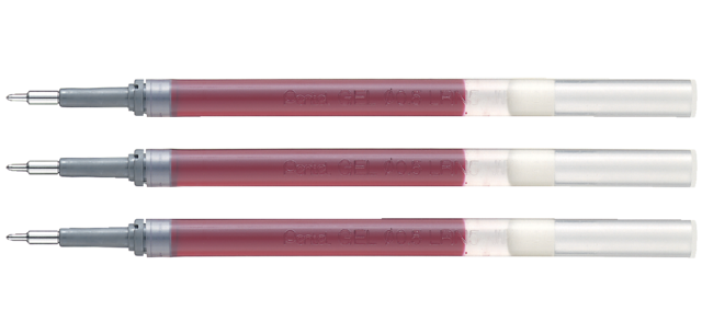 Gelschrijvervulling Pentel LR7 Energel medium rood