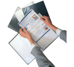 Album de présentation Rillstab A4 10 pochettes+poche face transparentes