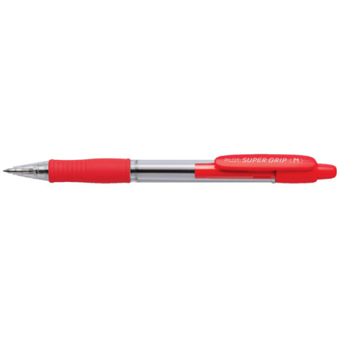 Balpen PILOT Super Grip medium rood