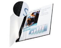 Inbindomslag Leitz 7mm zachte kaft zwart 10 stuks