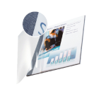 Inbindomslag Leitz 3.5mm zachte kaft blauw 10 stuks