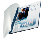 Inbindomslag Leitz 3.5mm zachte kaft blauw 10 stuks