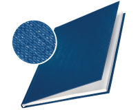 De_tapa de encuadernacion channel rigida 35562 azul lomo aa capacidad 10/35 hojas